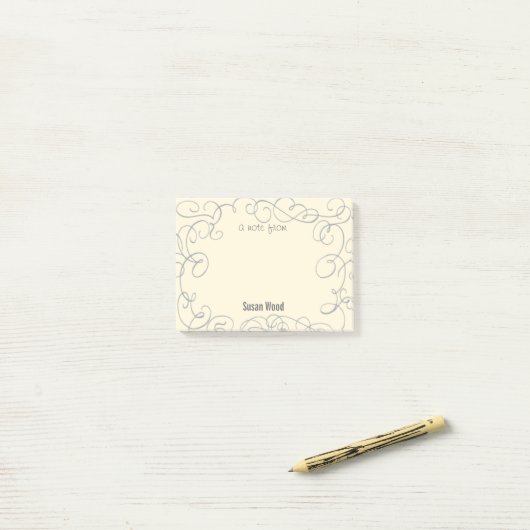 Fancy-Shmancy Aangepaste plakbiljetten Post-it® Notes (Op bureau)
