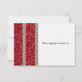 Fancy Silver- en Red Event RSVP (Achterkant)