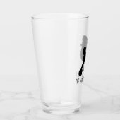 Fancy Speelgoed Poedel Hond Silhouet Gepersonalise Glas (Rechts)