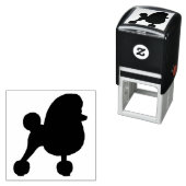 Fancy Speelgoed poedel silhouet Zelfinktende Stempel (In situ)