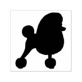 Fancy Speelgoed poedel silhouet Zelfinktende Stempel (Design)