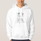 Fancy speelkaarten Mannen hoodie (Voorkant)