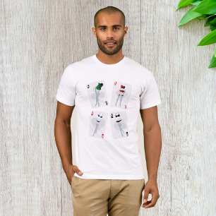 Fancy speelkaarten Mannen T-shirt