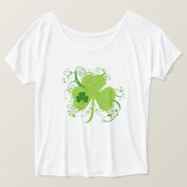 Fancy St Patricks Day Shamrock T-shirt