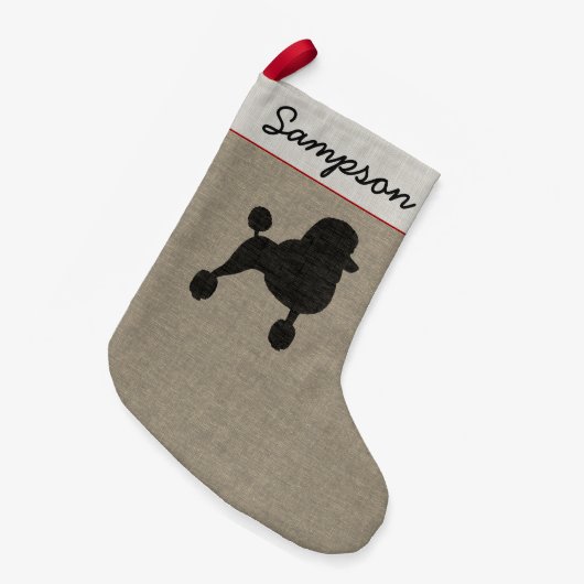 Fancy standaard portaaldog Silhouette Holiday-prog Kleine Kerstsok (Voorkant (Hangend))