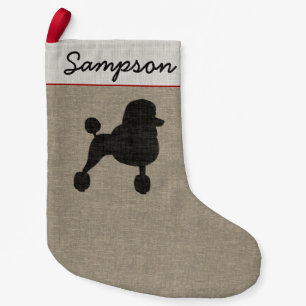 Fancy standaard portaaldog Silhouette Holiday-prog Kleine Kerstsok