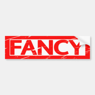 Fancy Stempel Bumpersticker