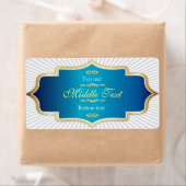 Fancy stijl Jam Jelly Label Blue (Insitu)