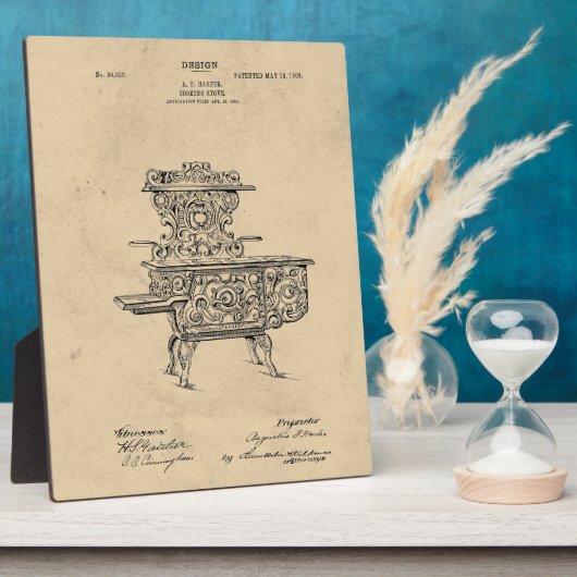  Fancy Stove Patent Fotoplaat (Zijkant)