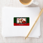 Fancy Swirls Lijst FOTO Retouradres Label (Insitu)