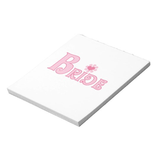 Fancy tekstbride notitieblok (Gedraaid)