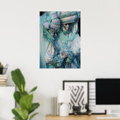 Fancy torenkostuums poster (Thuiskantoor)