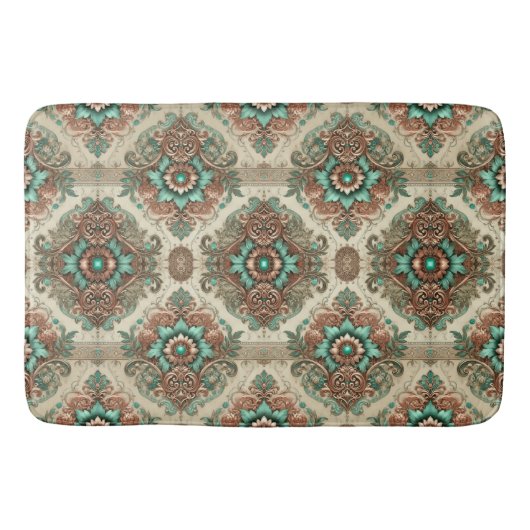Fancy traditioneel badmat (Voorkant)