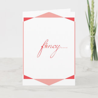 Fancy u feestdagen kaart