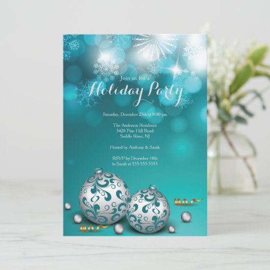 Fancy uitnodiging tot het indienen van blijken van (Staand voorkant)