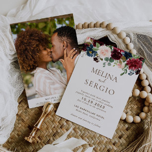 Fancy uitnodiging voor bruiloft op basis van klass