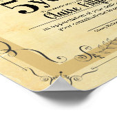 Fancy universeel certificaat ter gelegenheid van h poster (Hoek)