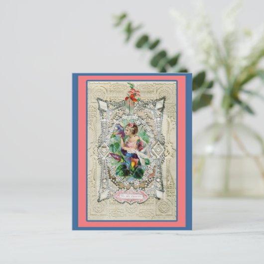 Fancy Valentijn voor mijn vriend Feestdagenkaart (Staand voorkant)