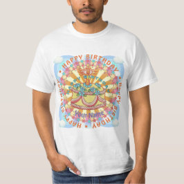 Fancy verjaardagstaart verjaardagstaart t-shirts