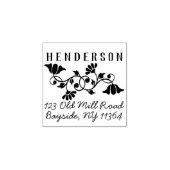 Fancy versieringsadres voor het bedrijf rubberstempel (Afrduk)