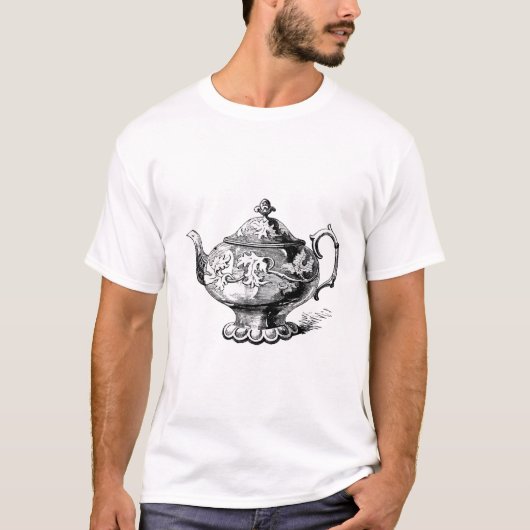 Fancy Victoriaans theepot T-shirt (Voorkant)
