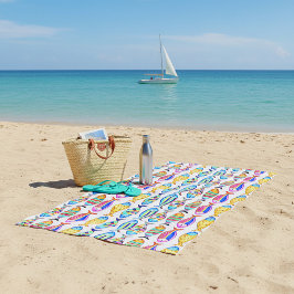 Fancy vis strandlaken