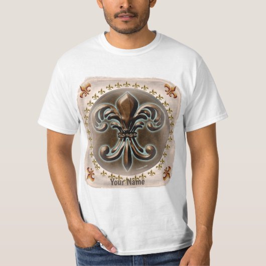 Fancy Vleur De Lis t-shirt (Voorkant)