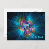 Fancy vlucht briefkaart (Voorkant / Achterkant)