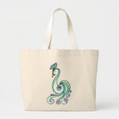 Fancy vogel grote tote bag (Voorkant)