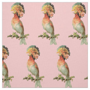Fancy vogel stof