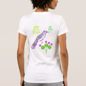fancy vogel t-shirt (Achterkant)