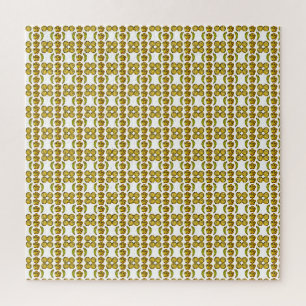 Fancy vorm Gemstone Art Yellow Legpuzzel