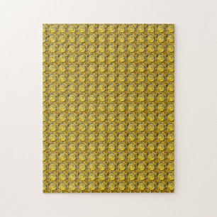 Fancy vorm Gemstone Art Yellow Legpuzzel