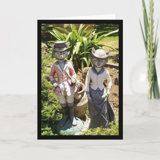 Fancy vossen lege kaart (Voorkant)