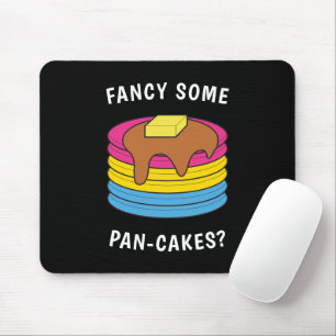 Fancy wat pan-cakes Funny LGBTQ Pansexual Pride Muismat
