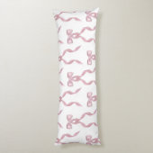 Fancy Waterverf Roze strikpatroon Lichaamskussen (Achterkant (Verticaal))