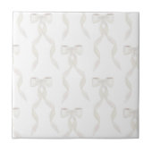 Fancy Waterverf witte boog patroon geslachtsneutra Tegeltje (Voorkant)