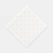 Fancy Waterverf witte boog patroon Servet (Hoek)