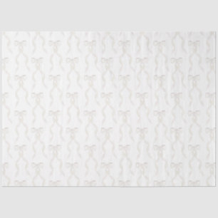 Fancy Waterverf witte boog patroon Tissuepapier