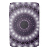 Fancy, witte en zwarte rand badmat (Voorkant Verticaal)