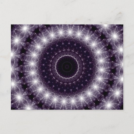 Fancy, witte en zwarte rand briefkaart (Voorkant)