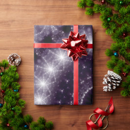 Fancy, witte en zwarte rand cadeaupapier