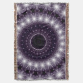 Fancy, witte en zwarte rand deken (Voorkant Verticaal)