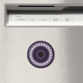 Fancy, witte en zwarte rand magneet (Insitu (Vaatwasser))