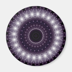 Fancy, witte en zwarte rand magneet