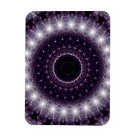 Fancy, witte en zwarte rand magneet