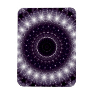 Fancy, witte en zwarte rand magneet