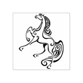 fancy zegel voor paardenkunst 	rubberstempel (Afrduk)
