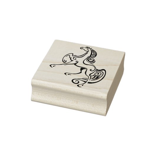 fancy zegel voor paardenkunst 	rubberstempel (Stempel)