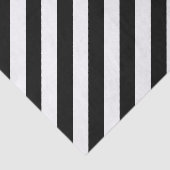 Fancy zwart-wit diagonaal gestreept patroon tissuepapier (Detail)